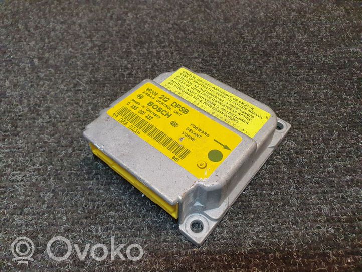 Mitsubishi Carisma Oro pagalvių valdymo blokas 0285001232