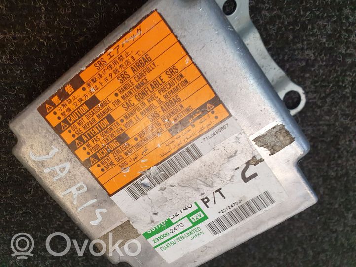 Toyota Yaris Oro pagalvių valdymo blokas 8917052140