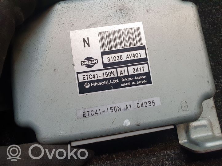 Nissan Primera Gearbox control unit/module 31036AV401