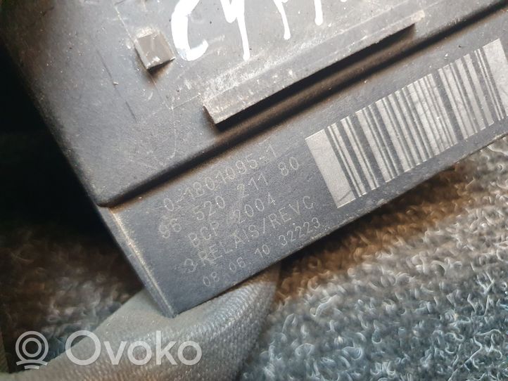 Citroen C5 Przekaźnik / Modul układu ogrzewania wstępnego 9652021180