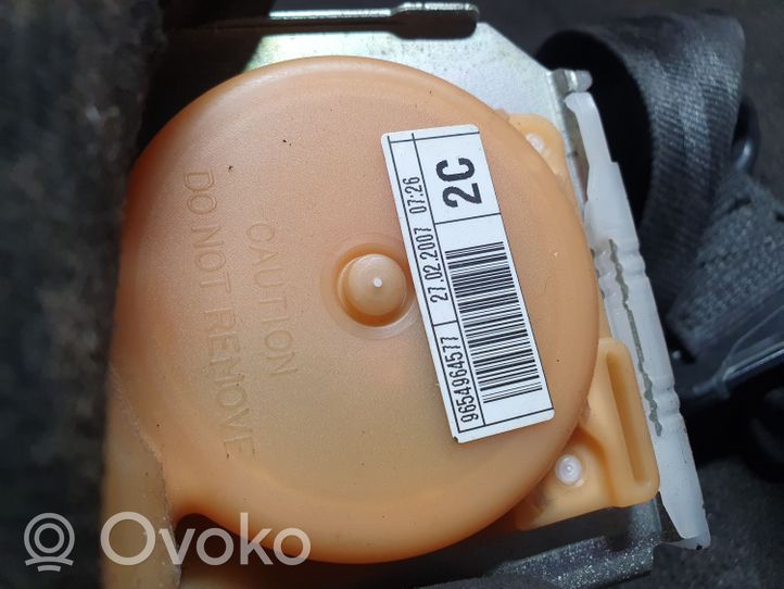 Citroen C4 Grand Picasso Pas bezpieczeństwa fotela tylnego środkowego 9654964577