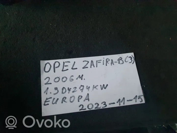 Opel Zafira B Dysze / Kratki środkowego nawiewu deski rozdzielczej 13100105