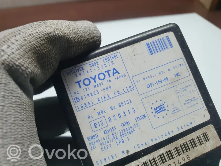 Toyota Yaris Verso Unité de commande module de porte 8974152020