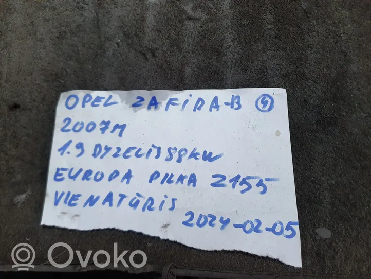 Opel Zafira B Centrinės oro grotelės 13145264