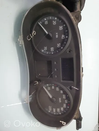 Renault Clio II Compteur de vitesse tableau de bord P8200276525A