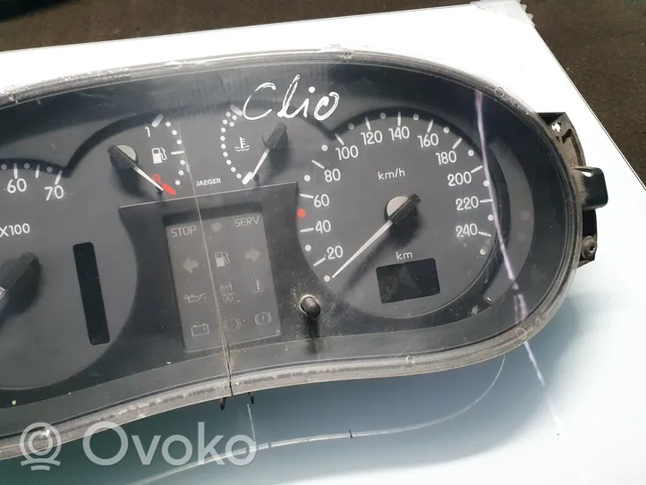 Renault Clio II Compteur de vitesse tableau de bord 09043150024