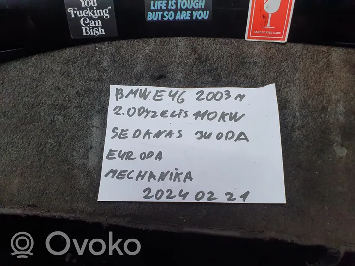 BMW 3 E46 Paneelin lista 51458196102