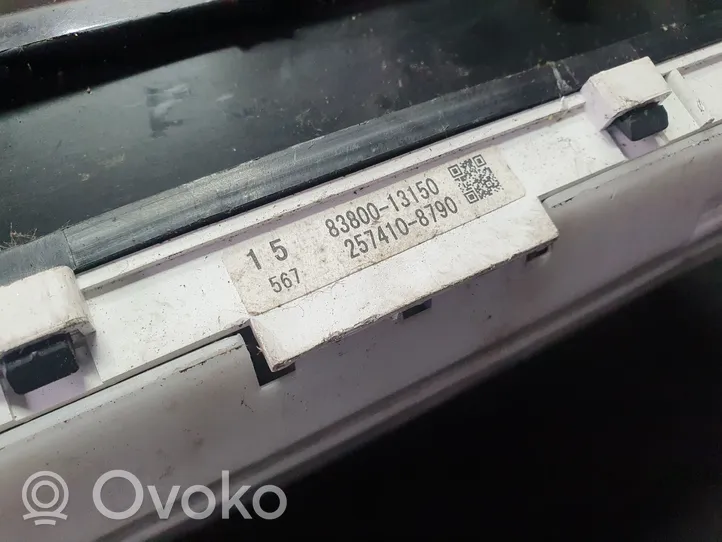 Toyota Corolla Verso E121 Tachimetro (quadro strumenti) 8380013150