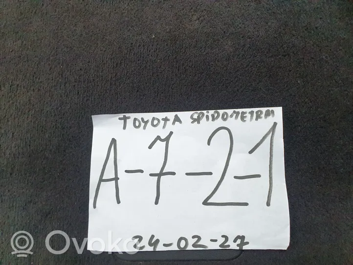Toyota Corolla Verso E121 Velocímetro (tablero de instrumentos) 8380013150