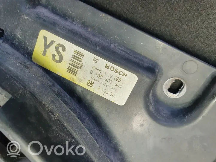 Opel Zafira A Osłona wentylatora chłodnicy 0130303840