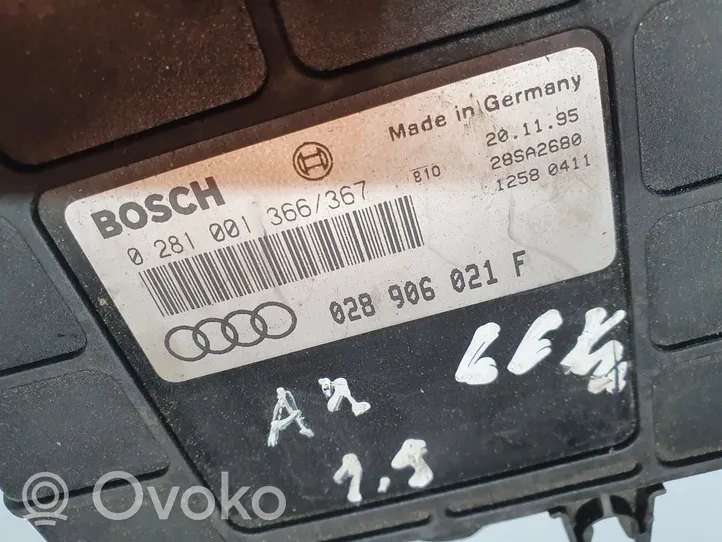 Audi A4 S4 B5 8D Moottorin ohjainlaite/moduuli 0281001366