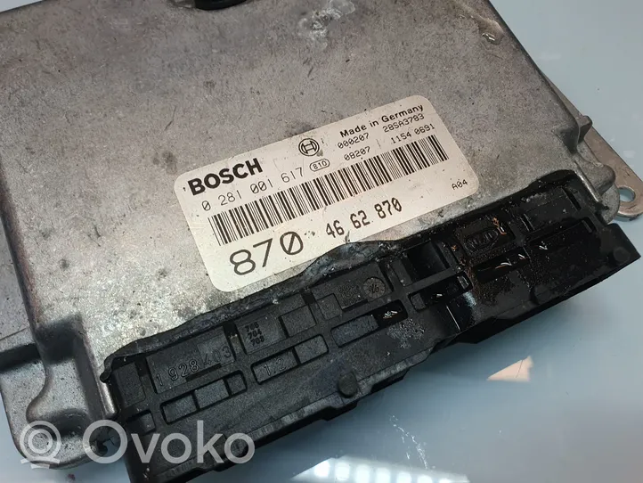 Saab 9-3 Ver1 Calculateur moteur ECU 8704662870