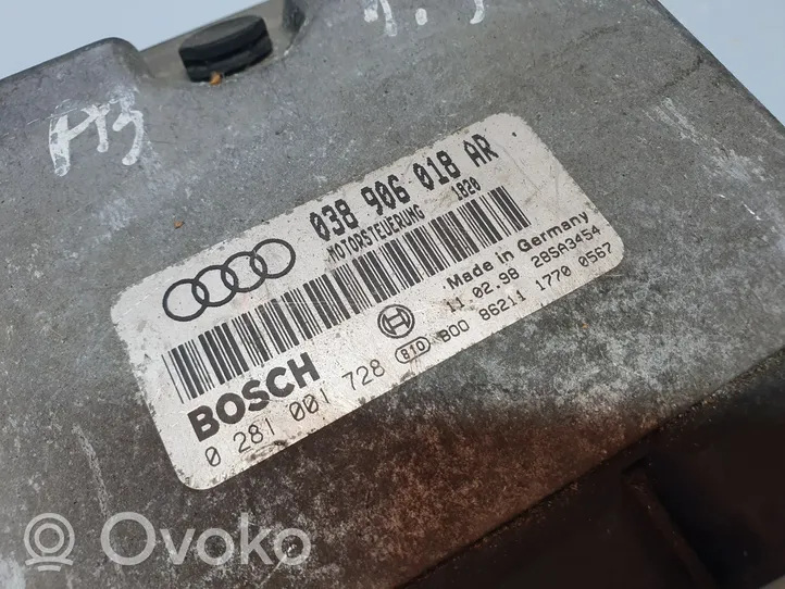Audi A3 S3 8L Unidad de control/módulo del motor 038906018AR