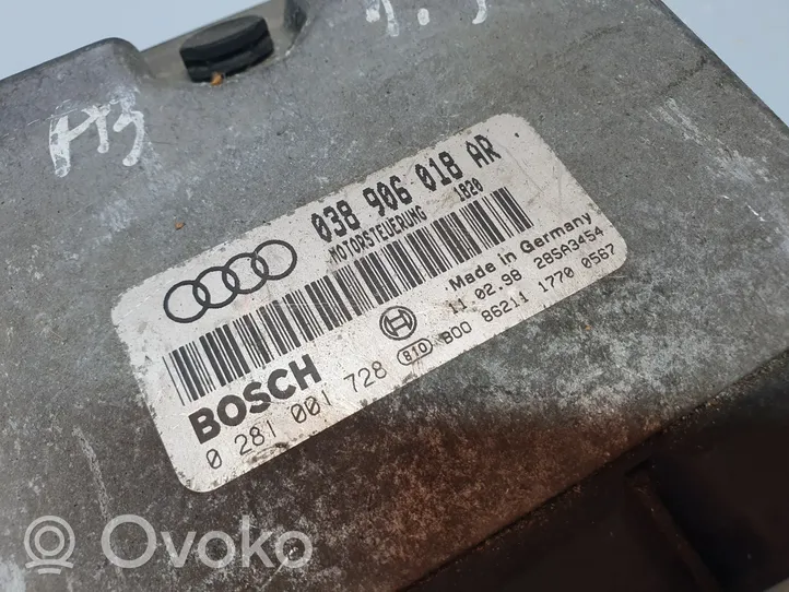 Audi A3 S3 8L Dzinēja vadības bloks 038906018AR