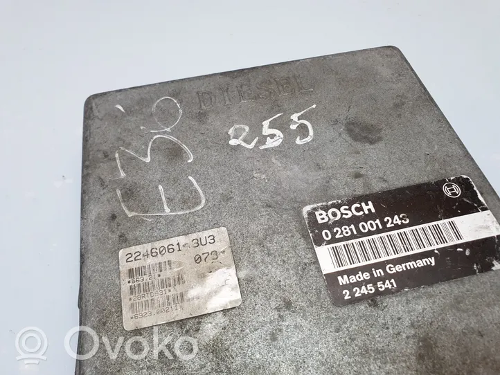 BMW 3 E36 Calculateur moteur ECU 0281001243