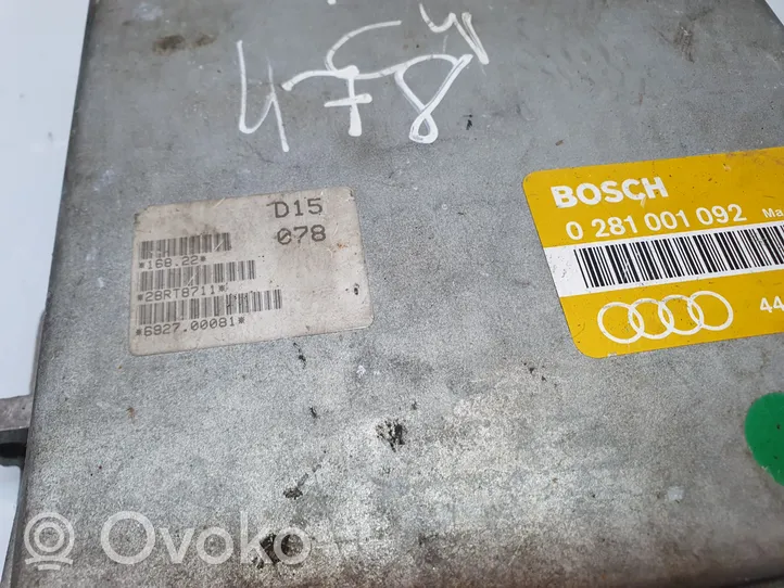 Audi 100 S4 C4 Sterownik / Moduł ECU 443907401BA