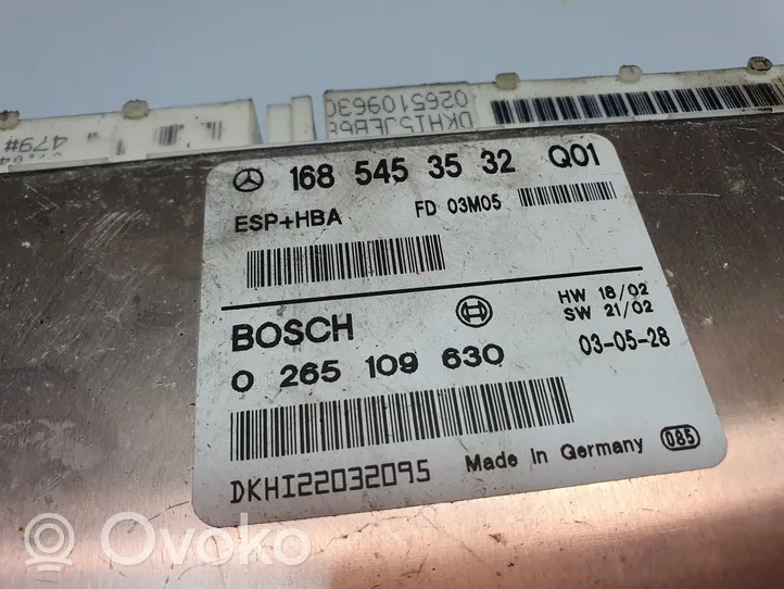 Mercedes-Benz A W168 ESP (stability system) control unit 1685453532