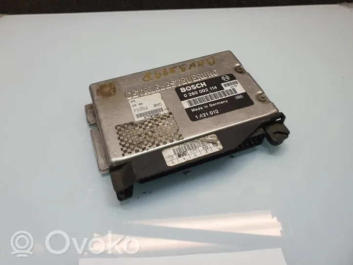 BMW 5 E34 Module de contrôle de boîte de vitesses ECU 0260002114