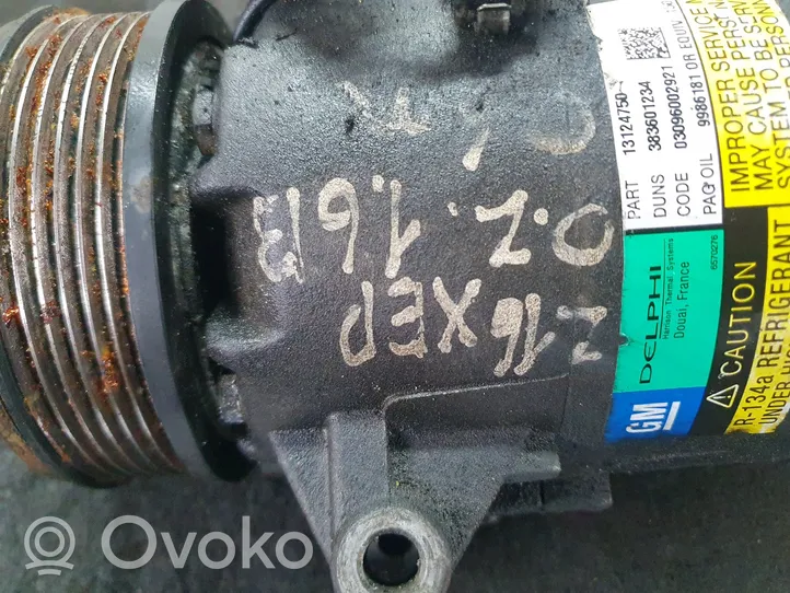 Opel Astra H Ilmastointilaitteen kompressorin pumppu (A/C) 13124750