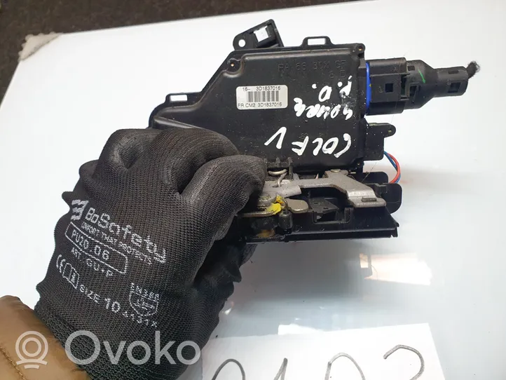 Volkswagen Golf V Front door lock 163D1837016