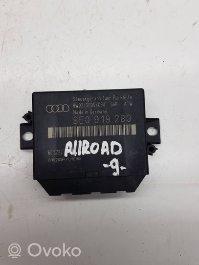 Audi A6 Allroad C6 Unité de commande, module PDC aide au stationnement 8E0919283