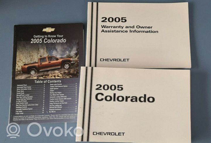 Chevrolet Colorado User manual 