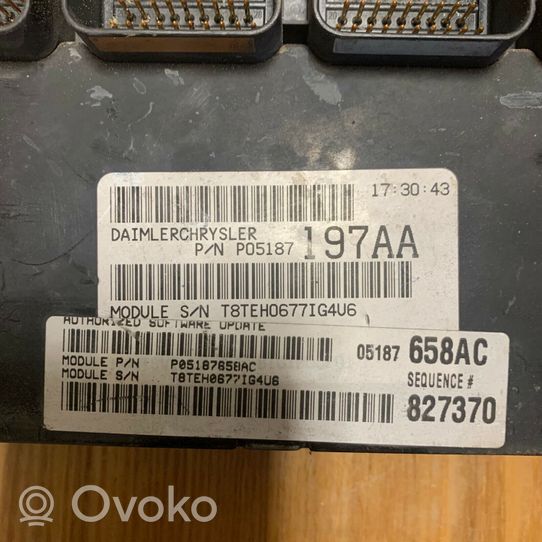 Dodge Grand Caravan Sterownik / Moduł ECU P05187658AC