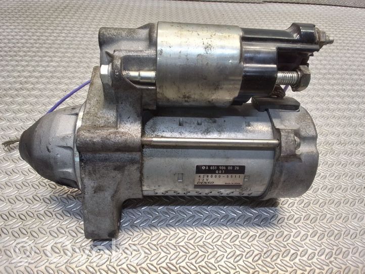 Mercedes-Benz Sprinter W906 Starter motor A6519060026