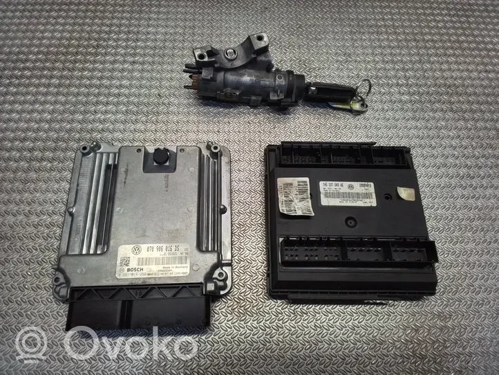 Volkswagen Transporter - Caravelle T5 Engine ECU kit and lock set 070906016DS