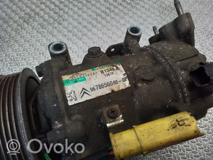 Citroen Berlingo Ilmastointilaitteen kompressorin pumppu (A/C) 9678656080