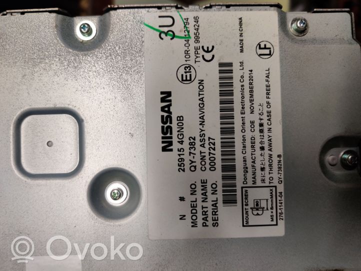 Infiniti Q50 Navigācijas (GPS) vadības bloks 259154GN0B