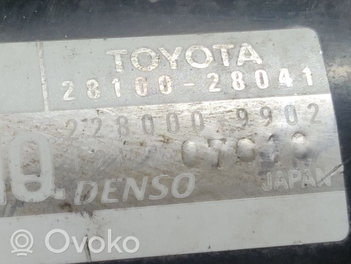 Toyota Solara Motorino d’avviamento 2810028041