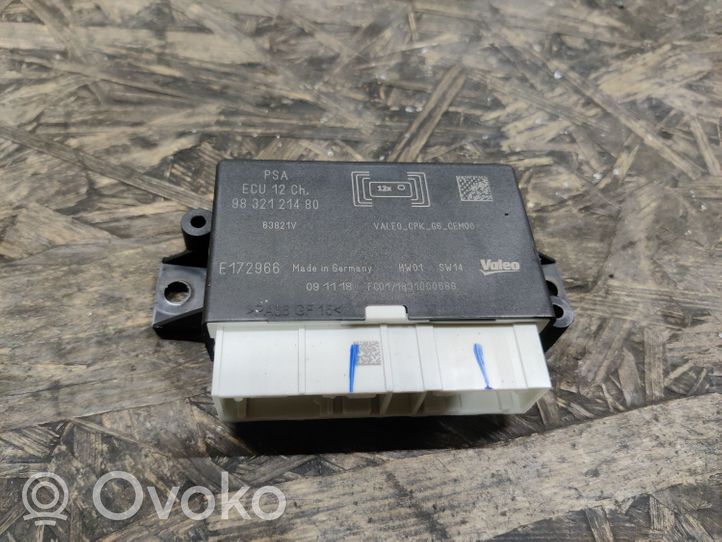 Citroen DS7 Crossback Parking PDC control unit/module 9832121480