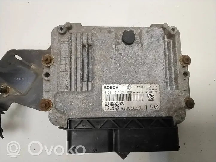 Fiat Ducato Kit centralina motore ECU e serratura 51822926