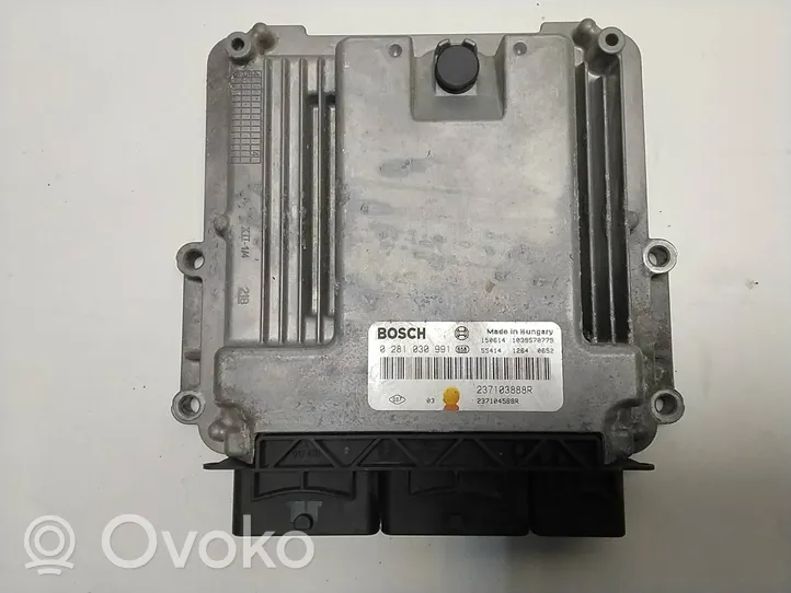 Opel Vivaro Engine ECU kit and lock set 237103888R