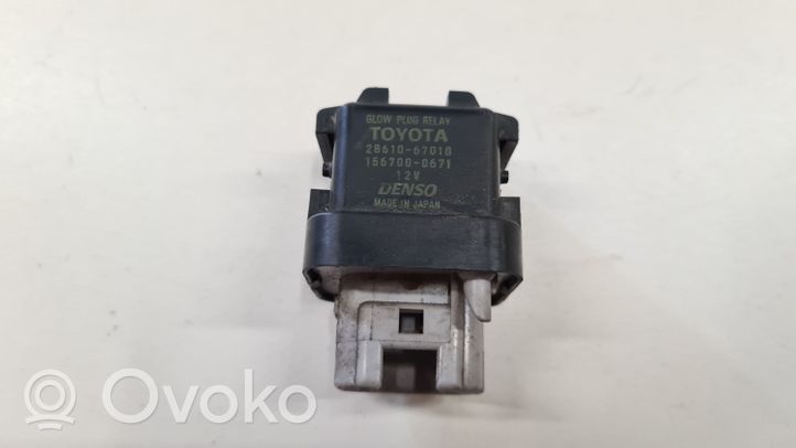 Toyota Avensis Verso Hehkutulpan esikuumennuksen rele 2861067010