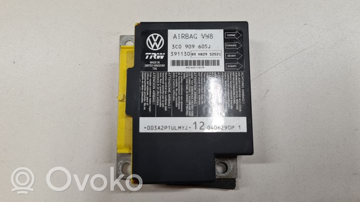 Volkswagen PASSAT B6 Sterownik / Moduł Airbag 3C0909605J