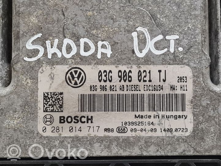 Skoda Octavia Mk2 (1Z) Sterownik / Moduł ECU 03G906021TJ