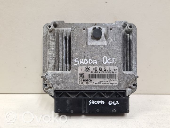 Skoda Octavia Mk2 (1Z) Sterownik / Moduł ECU 03G906021TJ