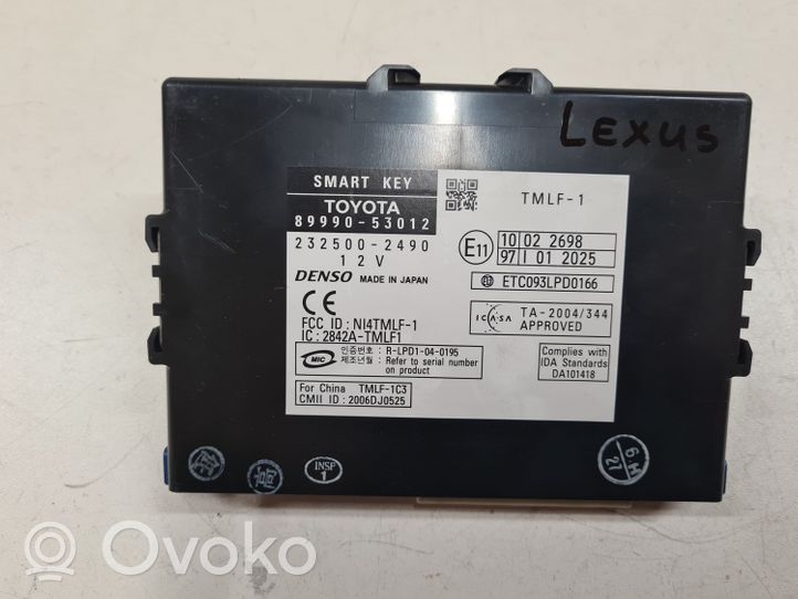 Lexus IS 220D-250-350 Module de contrôle sans clé Go 8999053012