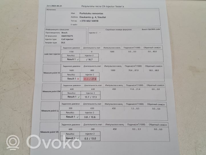 KIA Sorento Injecteur de carburant 338004A500