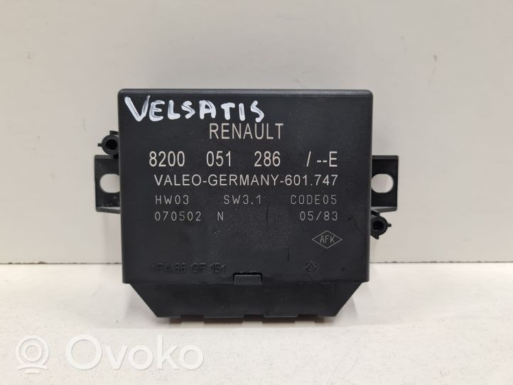 Renault Vel Satis Pysäköintitutkan (PCD) ohjainlaite/moduuli 8200051286