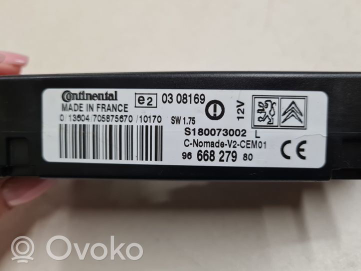 Peugeot 308 Bluetoothin ohjainlaite/moduuli 9666827980