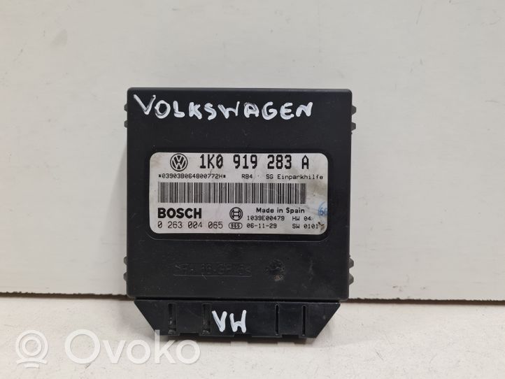 Volkswagen Golf Plus Centralina/modulo sensori di parcheggio PDC 1K0919283A