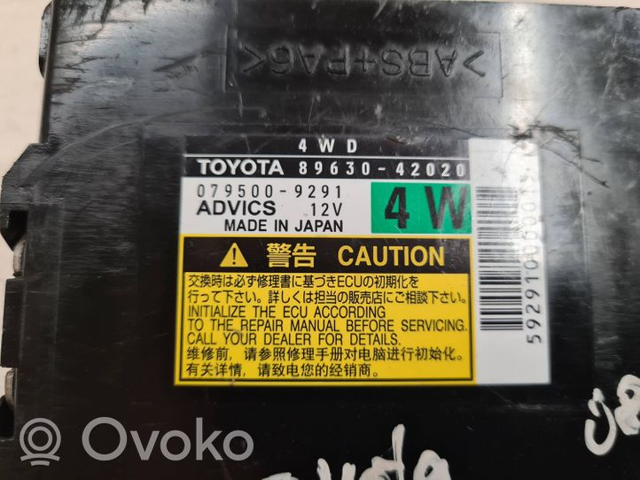 Toyota RAV 4 (XA30) Muut ohjainlaitteet/moduulit 8963042020