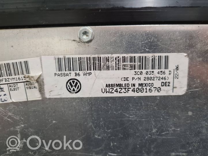 Volkswagen PASSAT B6 Amplificateur de son 3C0035456D