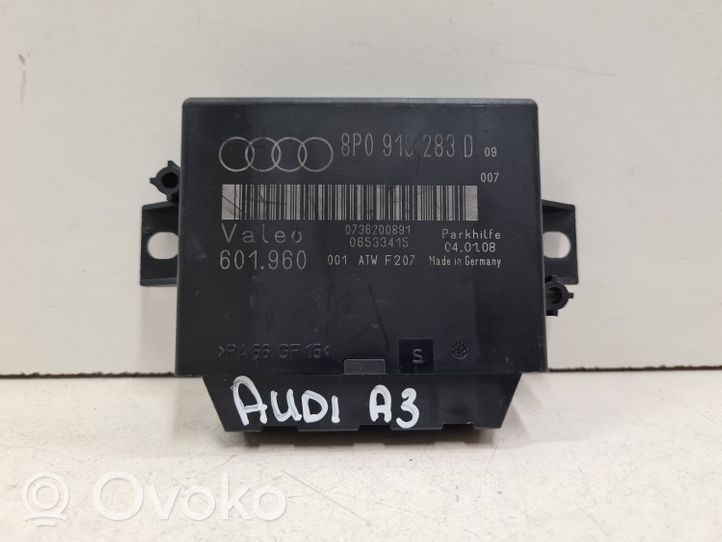 Audi A3 S3 8P Unité de commande, module PDC aide au stationnement 8P0919283D