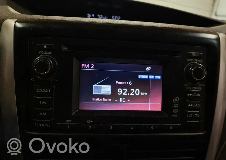 Subaru Forester SH Unidad delantera de radio/CD/DVD/GPS 86201SC430