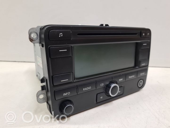 Volkswagen Jetta V Radio/CD/DVD/GPS-pääyksikkö 1K0035191C