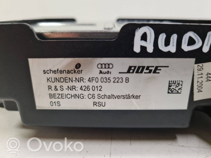 Audi A6 S6 C6 4F Garso stiprintuvas 4F0035223B